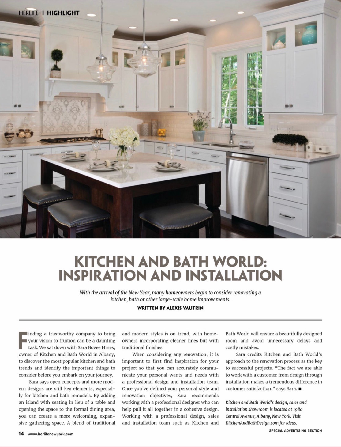 Kitchen and Bath World, Installation & Design Albany, NY